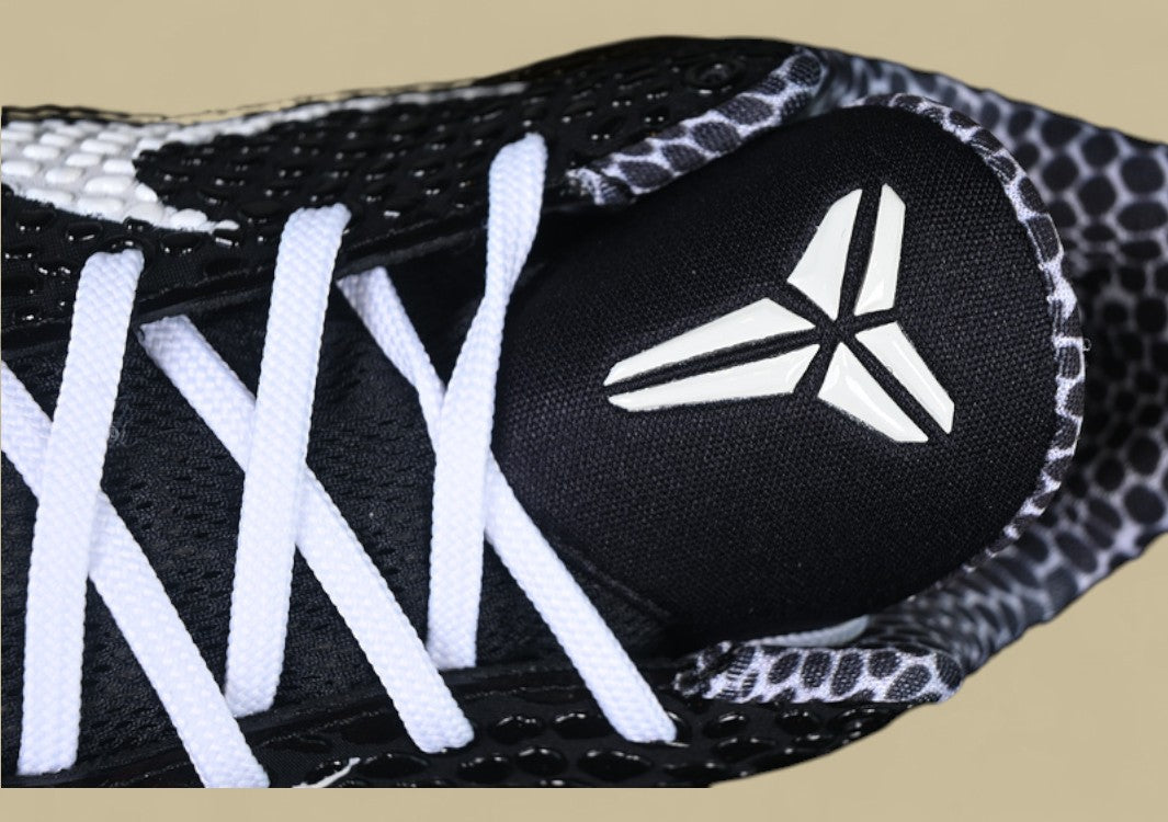 Nike Zoom Kobe "Black White" Classic Scaled Upper with White Swoosh