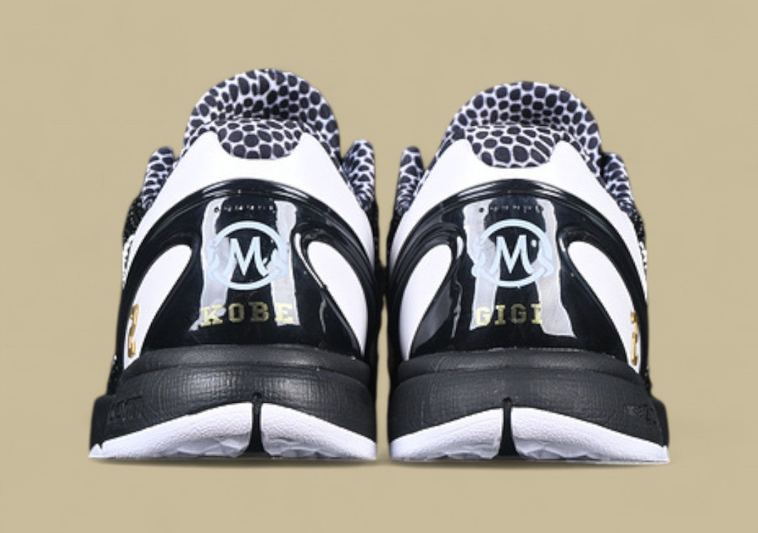 Nike Zoom Kobe "Black White" Classic Scaled Upper with White Swoosh