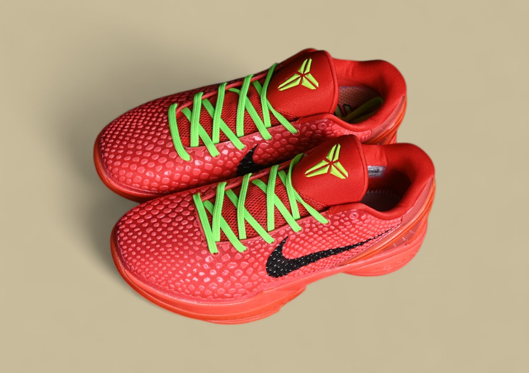 Nike Zoom Kobe "Bright Crimson Electric Green" Vibrant Low-Top Performance Basketball Shoe