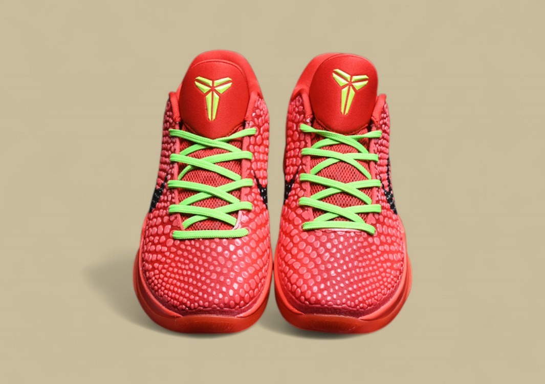 Nike Zoom Kobe "Bright Crimson Electric Green" Vibrant Low-Top Performance Basketball Shoe