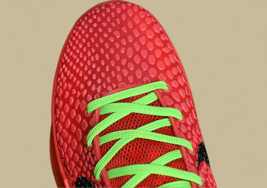 Nike Zoom Kobe "Bright Crimson Electric Green" Vibrant Low-Top Performance Basketball Shoe