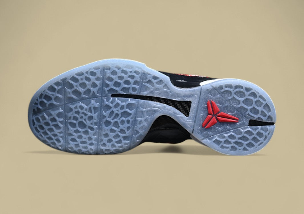 Nike Zoom Kobe "Challenge Red White Black" Iconic Low-Top Basketball Shoe with Bold Contrast