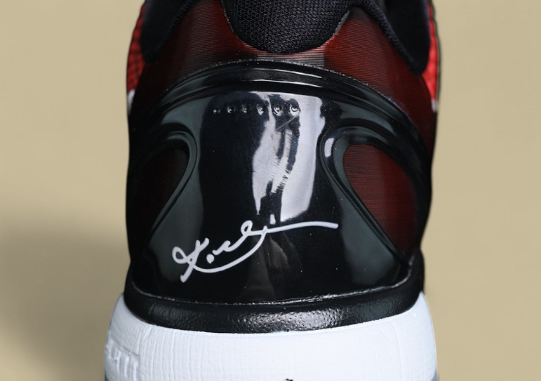 Nike Zoom Kobe "Challenge Red White Black" Iconic Low-Top Basketball Shoe with Bold Contrast