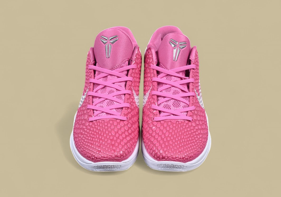 Nike Zoom Kobe "Think Pink" Pink White with Metallic Silver Heel Accent