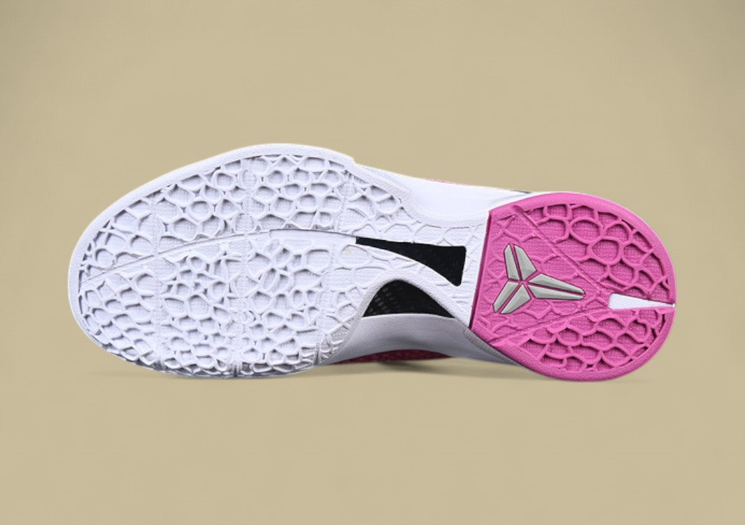 Nike Zoom Kobe "Think Pink" Pink White with Metallic Silver Heel Accent