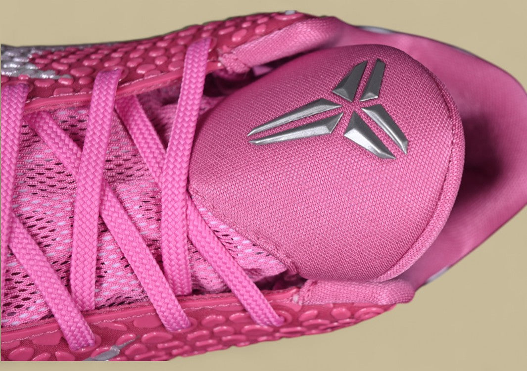 Nike Zoom Kobe "Think Pink" Pink White with Metallic Silver Heel Accent