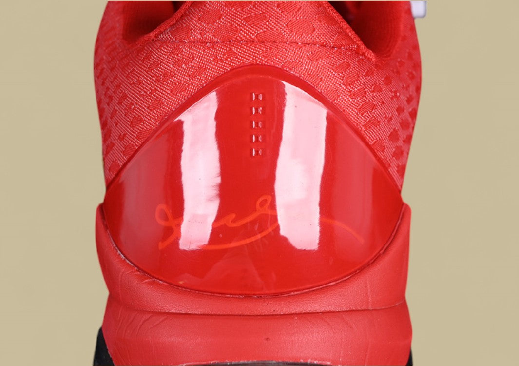 Nike Zoom Kobe "University Red" Black & Gold Details on Red Performance Shoe