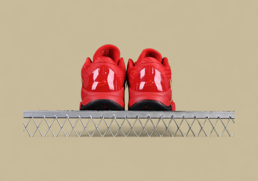 Nike Zoom Kobe "University Red" Black & Gold Details on Red Performance Shoe
