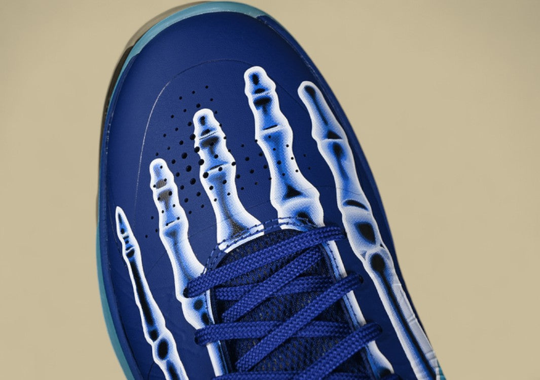 Nike Zoom Kobe “X-Ray” Deep Royal Blue Baltic Blue Glacier Blue Bold Anatomical-Themed Low-Top Basketball Shoe