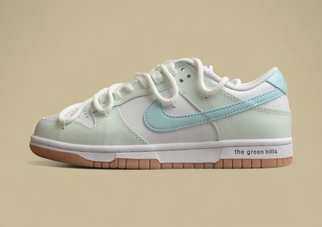 Nk Dunk Low Bubble Sea Salt Fresh White Blue Simple SB Low Top Casual Shoes