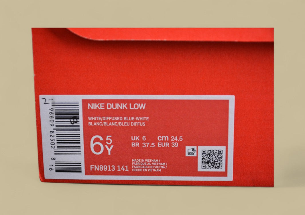 Nk Dunk Low Cake Bear Jiuqi White Yellow Low-top Casual Shoes