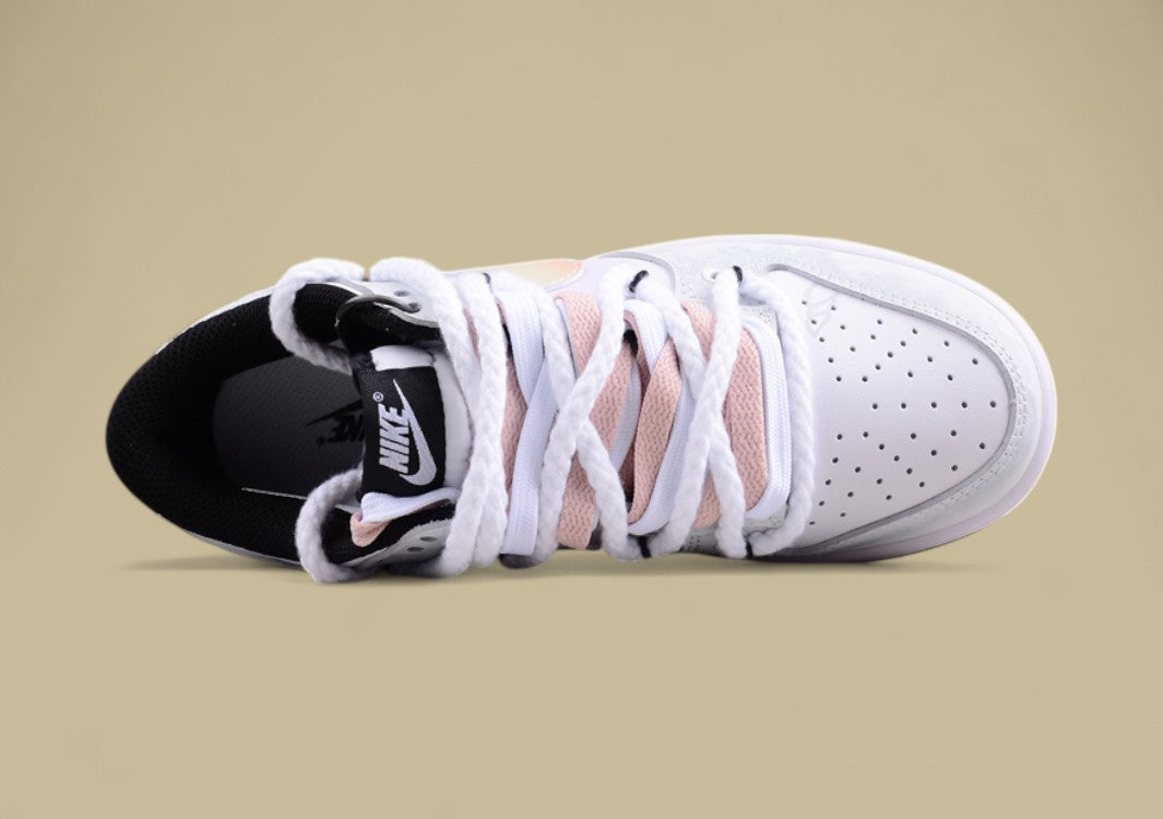 Nk Dunk Low Custom Da Vinci Star Li Flash Wing Simple Black and White Gray Sb Strap Low Top Casual Shoes