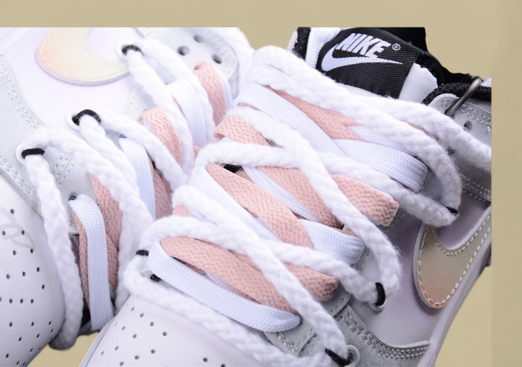 Nk Dunk Low Custom Da Vinci Star Li Flash Wing Simple Black and White Gray Sb Strap Low Top Casual Shoes