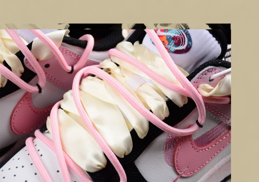 Nk Dunk Low Custom Deconstructed Straps Sb Buckle Broken Backboard Fashion Casual Shoes