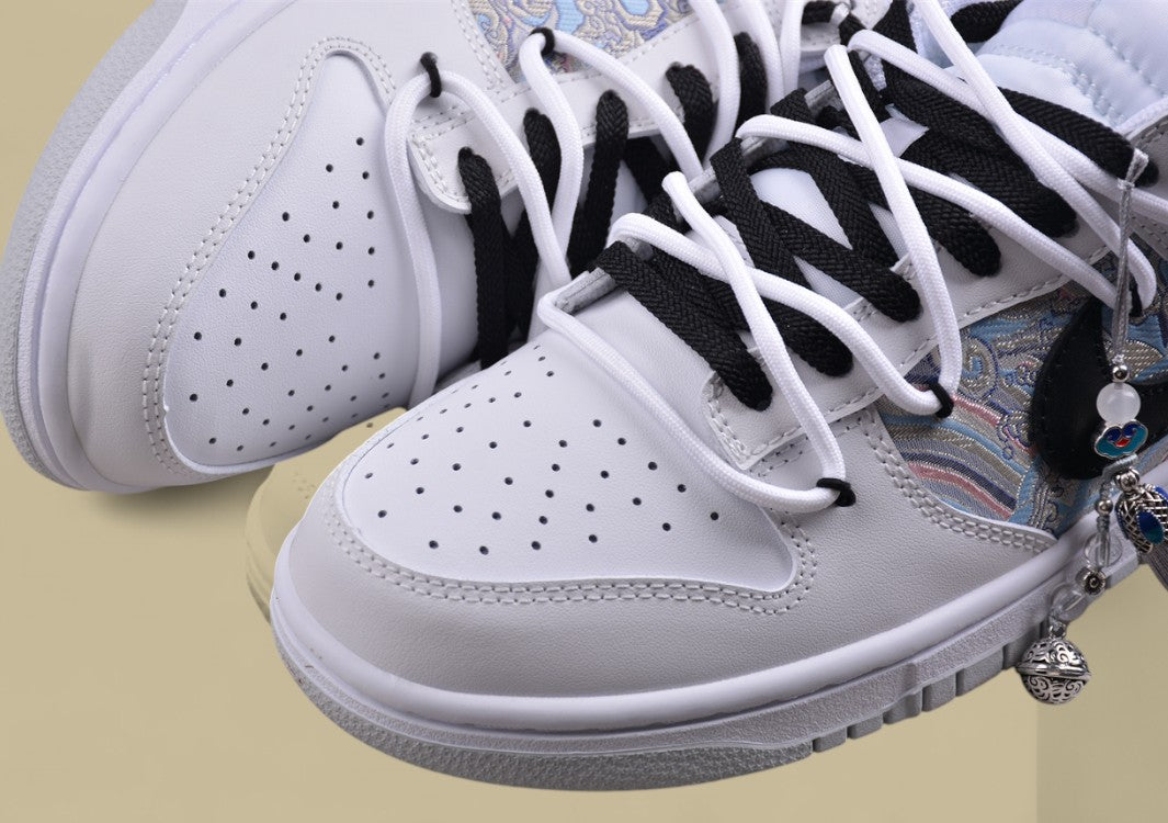 Nk Dunk Low Dragon Year Limited CNY White Dragon Yin Literary Style SB Strap Low Top Casual Sneakers