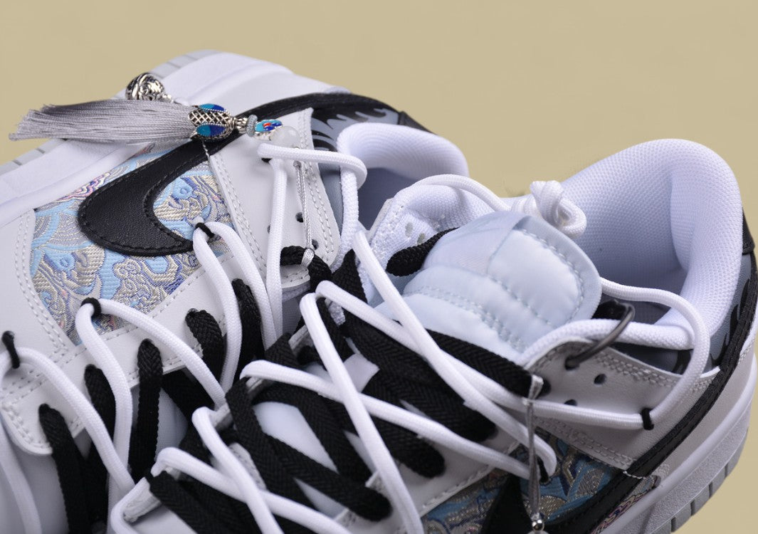 Nk Dunk Low Dragon Year Limited CNY White Dragon Yin Literary Style SB Strap Low Top Casual Sneakers