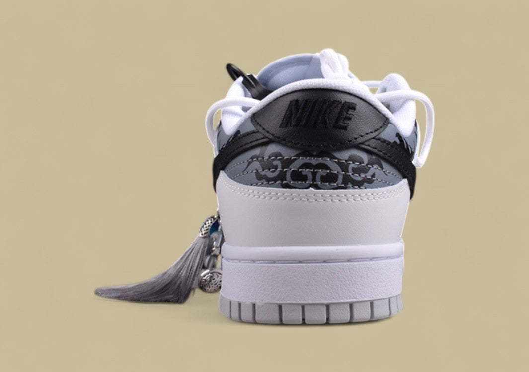 Nk Dunk Low Dragon Year Limited CNY White Dragon Yin Literary Style SB Strap Low Top Casual Sneakers