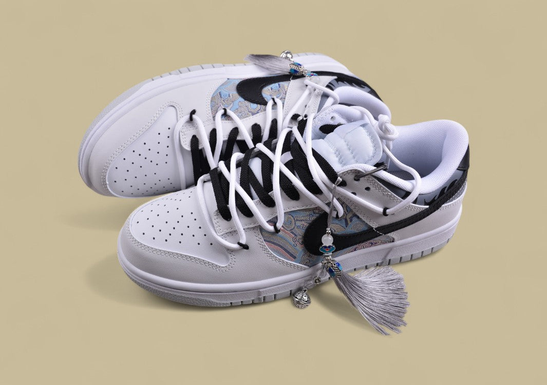 Nk Dunk Low Dragon Year Limited CNY White Dragon Yin Literary Style SB Strap Low Top Casual Sneakers