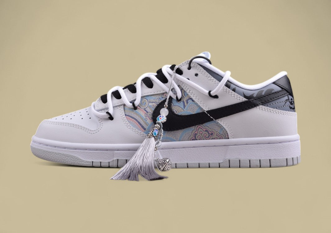 Nk Dunk Low Dragon Year Limited CNY White Dragon Yin Literary Style SB Strap Low Top Casual Sneakers
