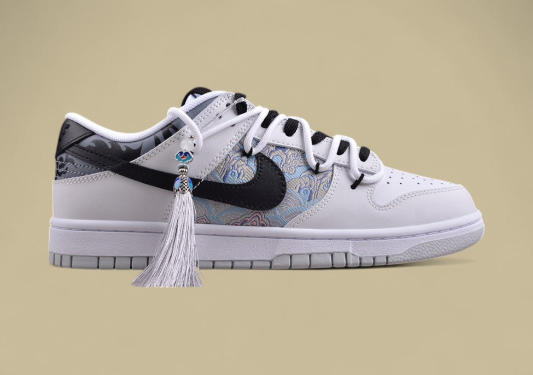 Nk Dunk Low Dragon Year Limited CNY White Dragon Yin Literary Style SB Strap Low Top Casual Sneakers