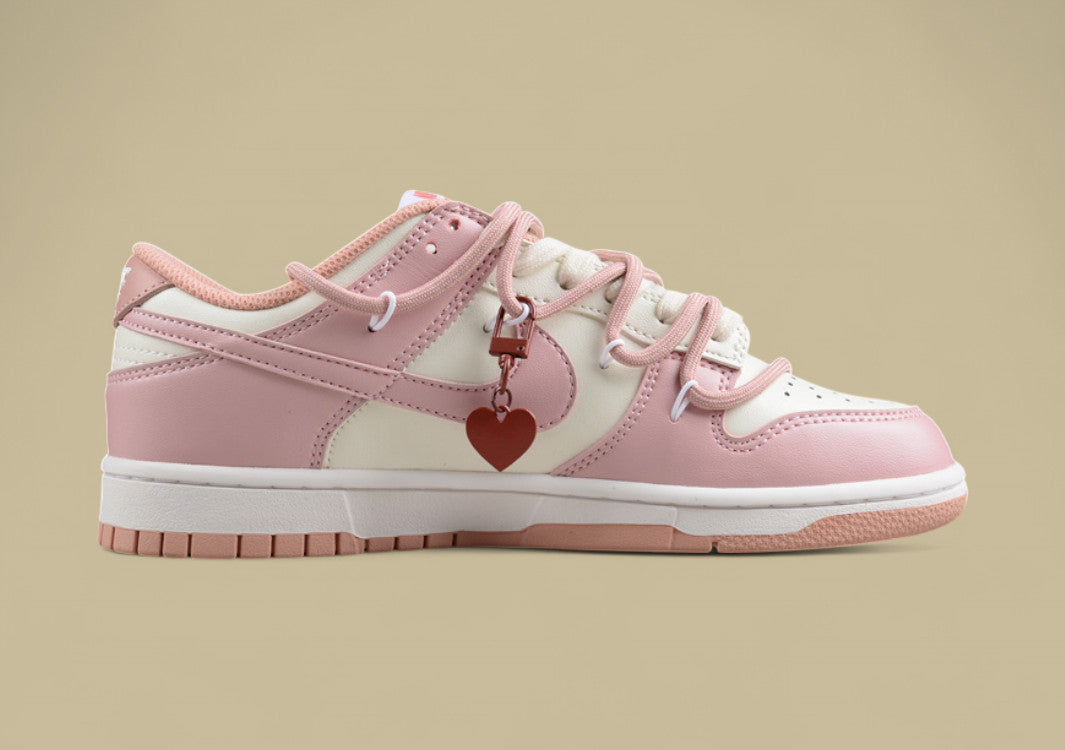 Nk Dunk Low ESS Custom Edition Rose Pink Retro Sweetheart Low Top Casual Shoes