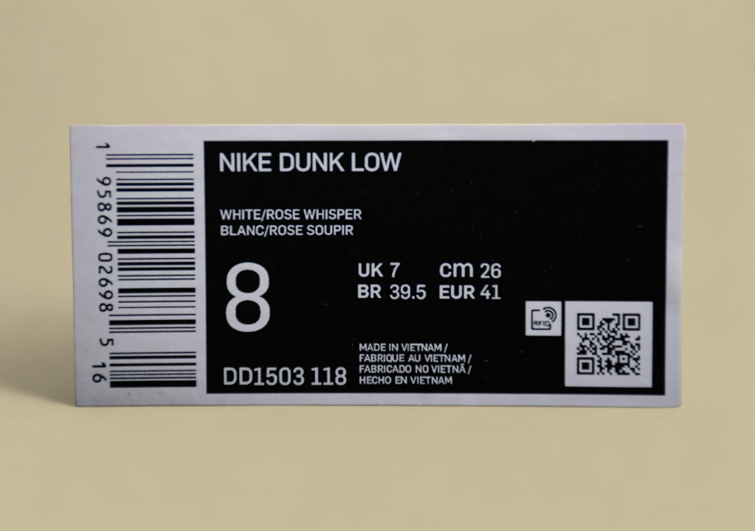 Nk Dunk Low ESS Custom Edition Rose Pink Retro Sweetheart Low Top Casual Shoes