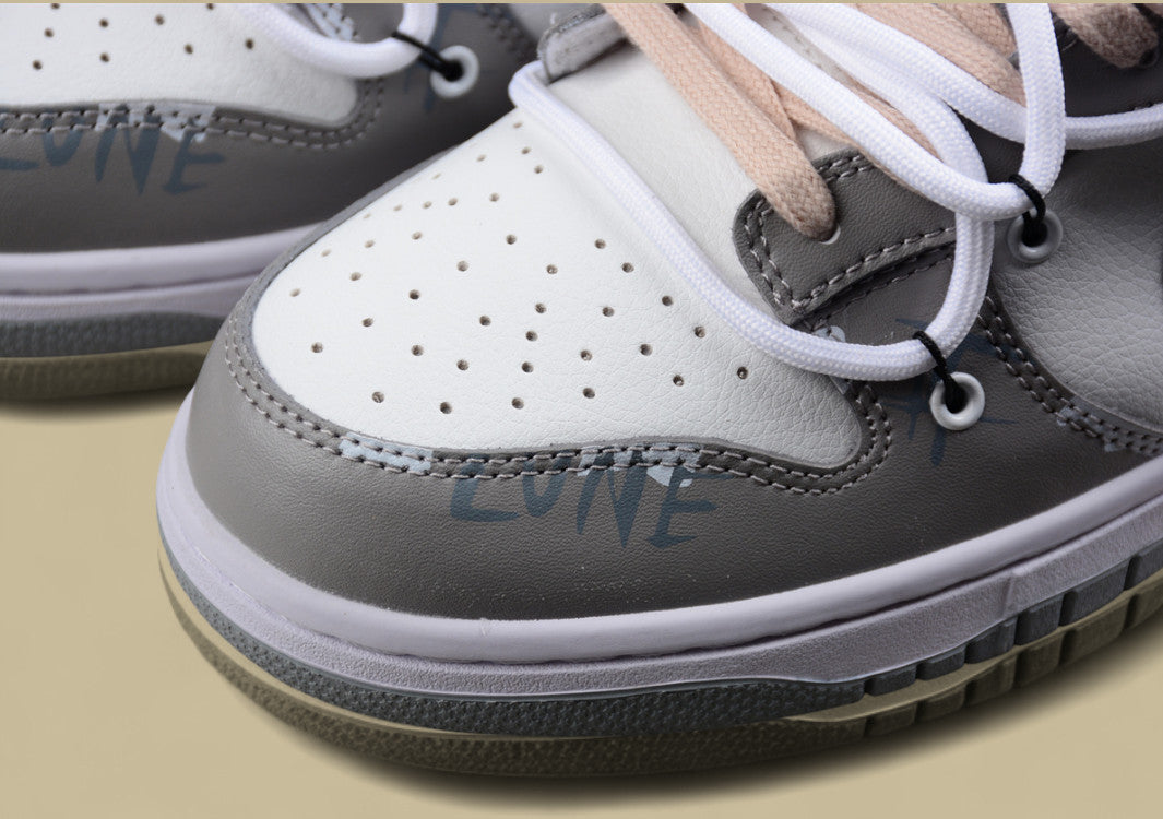 Nk Dunk Low ESS Customized Panda Prank Hip-Hop Theme Low-top Casual Shoes