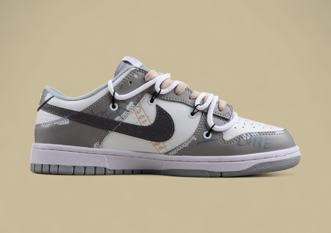 Nk Dunk Low ESS Customized Panda Prank Hip-Hop Theme Low-top Casual Shoes