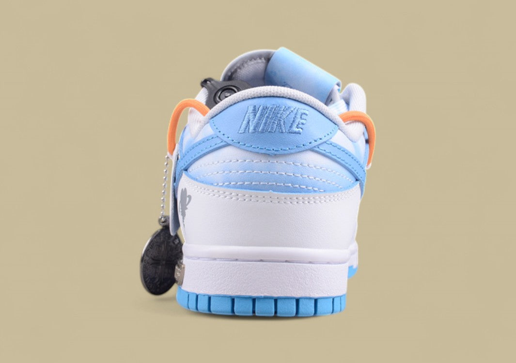 Nk Dunk Low FZBB Summer Qingyun North Carolina Blue Clear Sky Love Wax Envelope Lover Gift Box SB Strap Low Top Casual Shoe
