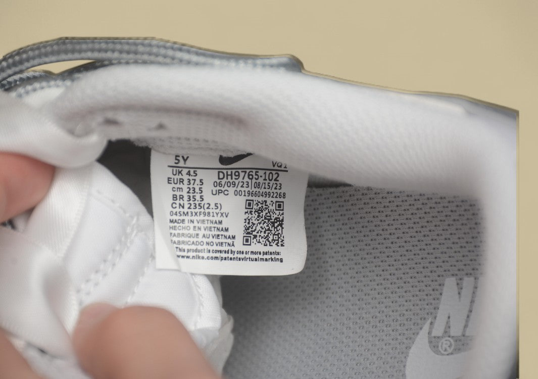 Nk Dunk Low Fresh Silver Ballet Ribbon SB Strap Low Top Casual Shoes