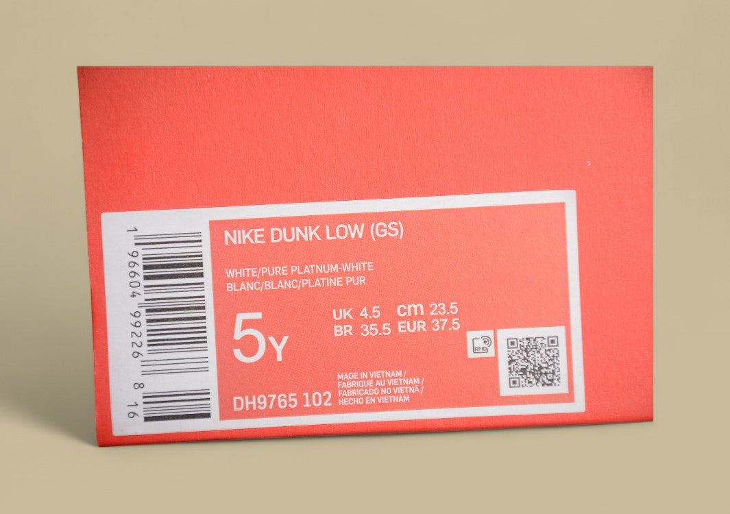 Nk Dunk Low Fresh Silver Ballet Ribbon SB Strap Low Top Casual Shoes