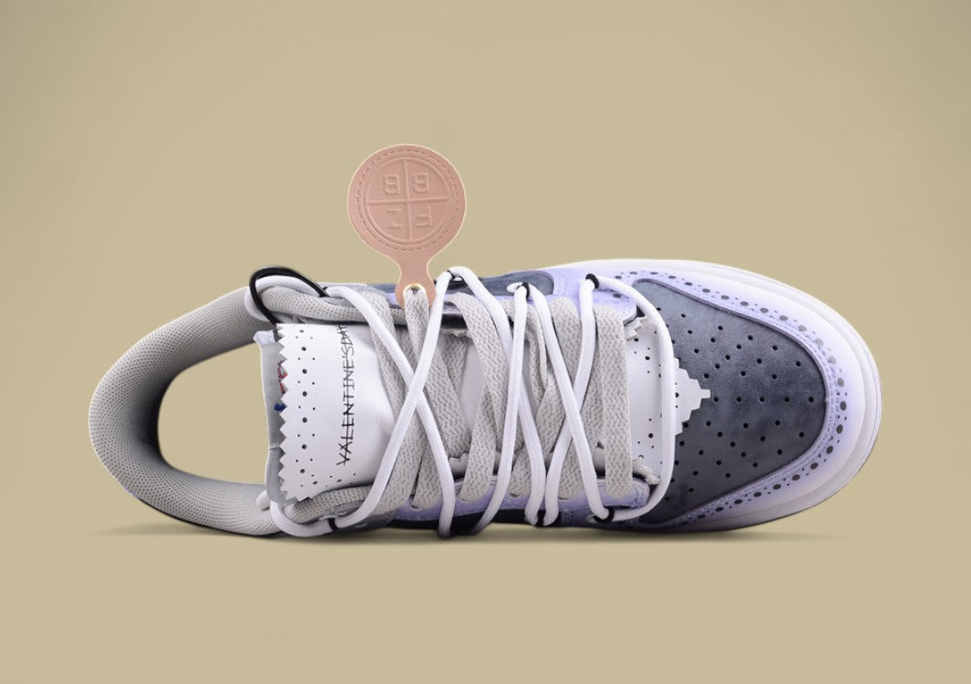 Nk Dunk Low Fzbb Daisy Valentine's Day Gift Box Y2K Ink Tie-Dye Single Noble SB Strap Low Top Casual Shoes