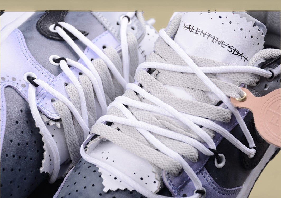 Nk Dunk Low Fzbb Daisy Valentine's Day Gift Box Y2K Ink Tie-Dye Single Noble SB Strap Low Top Casual Shoes