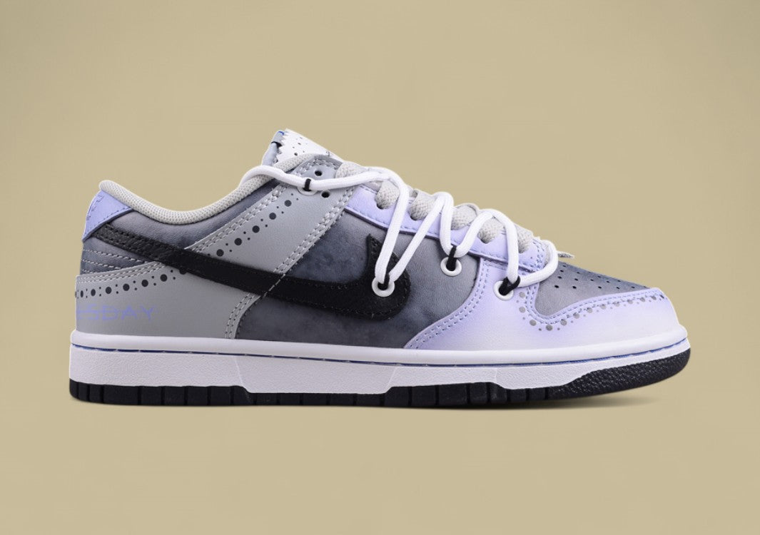 Nk Dunk Low Fzbb Daisy Valentine's Day Gift Box Y2K Ink Tie-Dye Single Noble SB Strap Low Top Casual Shoes