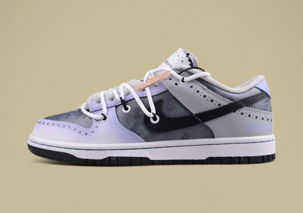 Nk Dunk Low Fzbb Daisy Valentine's Day Gift Box Y2K Ink Tie-Dye Single Noble SB Strap Low Top Casual Shoes