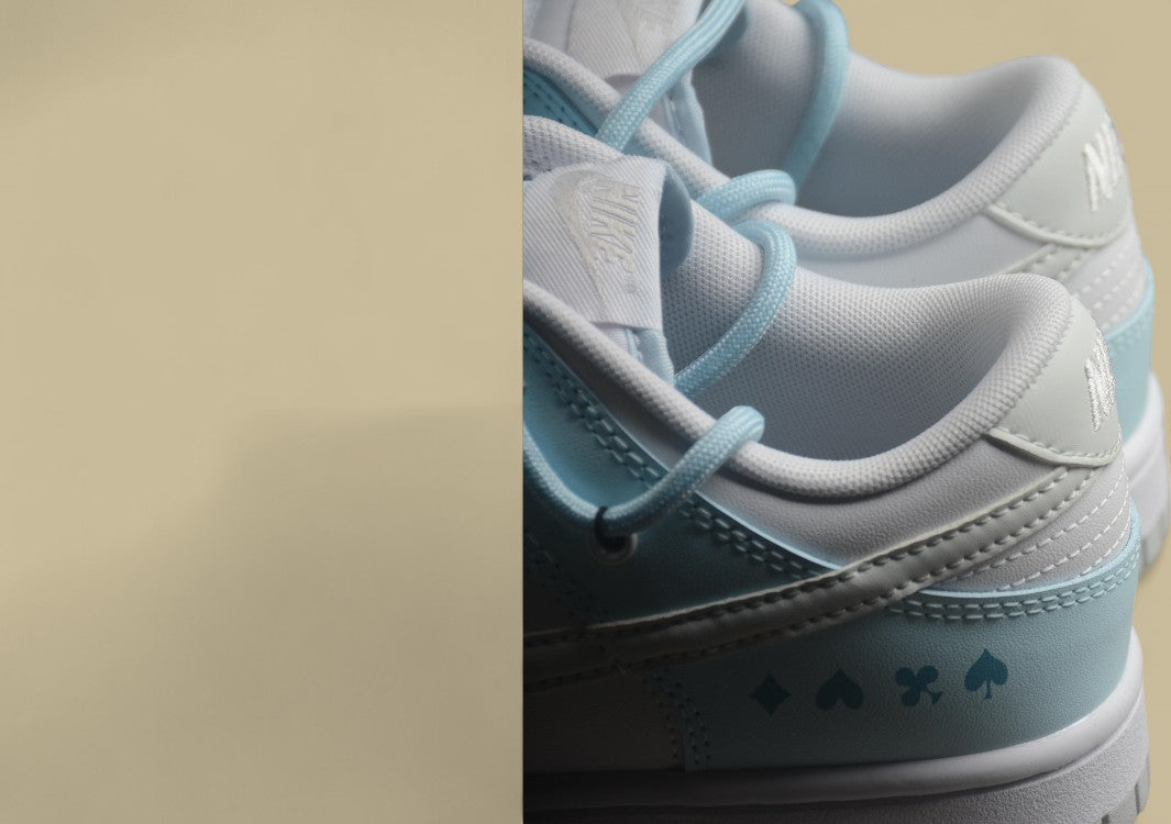 Nk Dunk Low Heart Poker Graffiti American North Carolina Blue SB Strap Low Top Casual Shoes