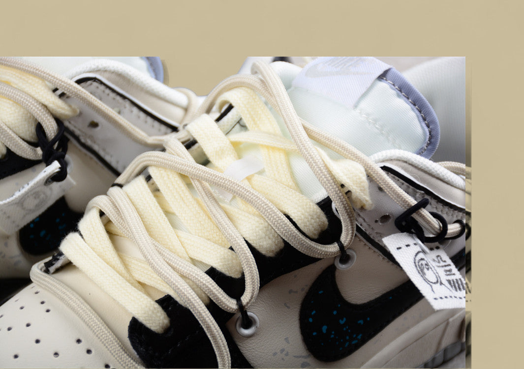 Nk Dunk Low "Miami Hurricanes" Space Exploration Star Trek Custom Version Deconstruction Straps Retro Old Low-top Sneakers