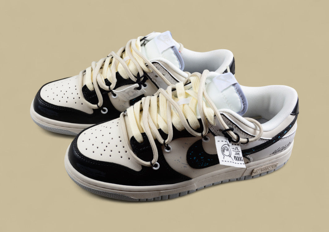 Nk Dunk Low "Miami Hurricanes" Space Exploration Star Trek Custom Version Deconstruction Straps Retro Old Low-top Sneakers