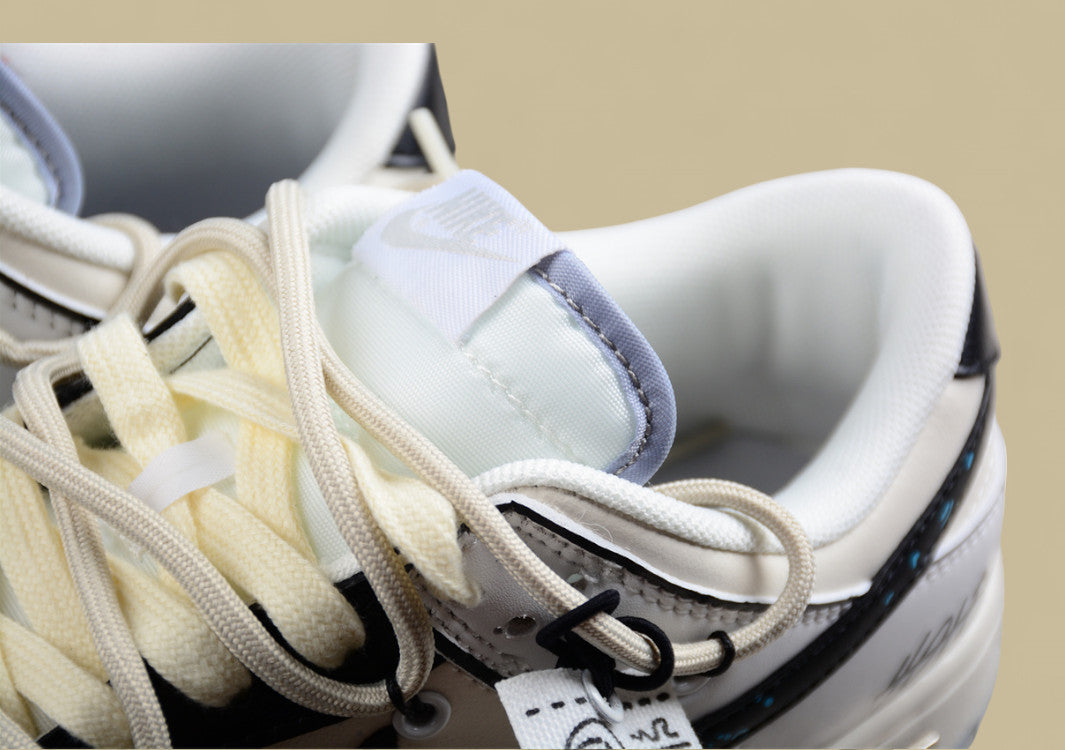 Nk Dunk Low "Miami Hurricanes" Space Exploration Star Trek Custom Version Deconstruction Straps Retro Old Low-top Sneakers