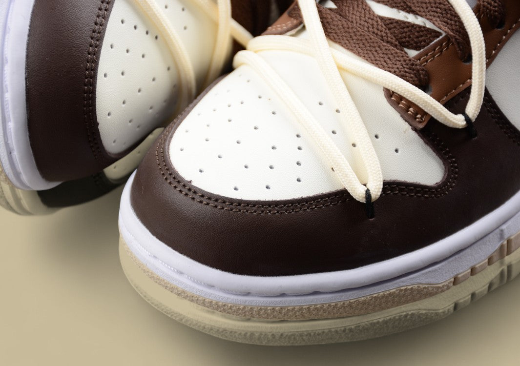 Nk Dunk Low Mocha Brown SB Lace-up Low-top Casual Shoes