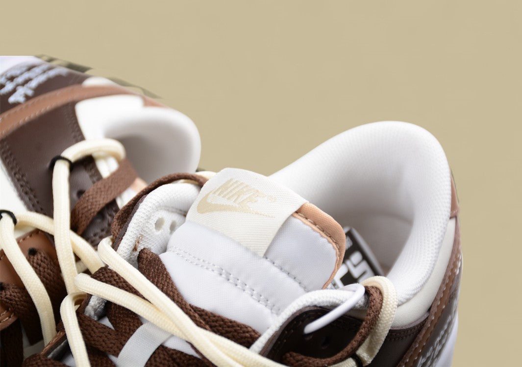 Nk Dunk Low Mocha Brown SB Lace-up Low-top Casual Shoes