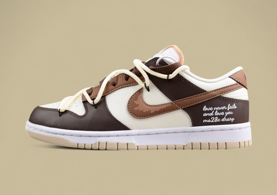 Nk Dunk Low Mocha Brown SB Lace-up Low-top Casual Shoes