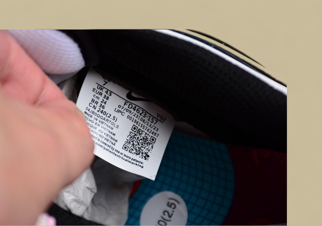 Nike Dunk Low "Vitality Multi Color" – Custom Pink Drip Triple Swoosh Deconstructed Shoe