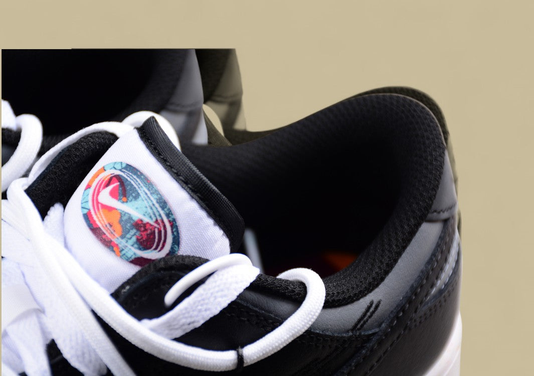 Nk Dunk Low "Multi Color" Vitality Three Hook Custom Edition Deconstruction Strap Casual Sneakers