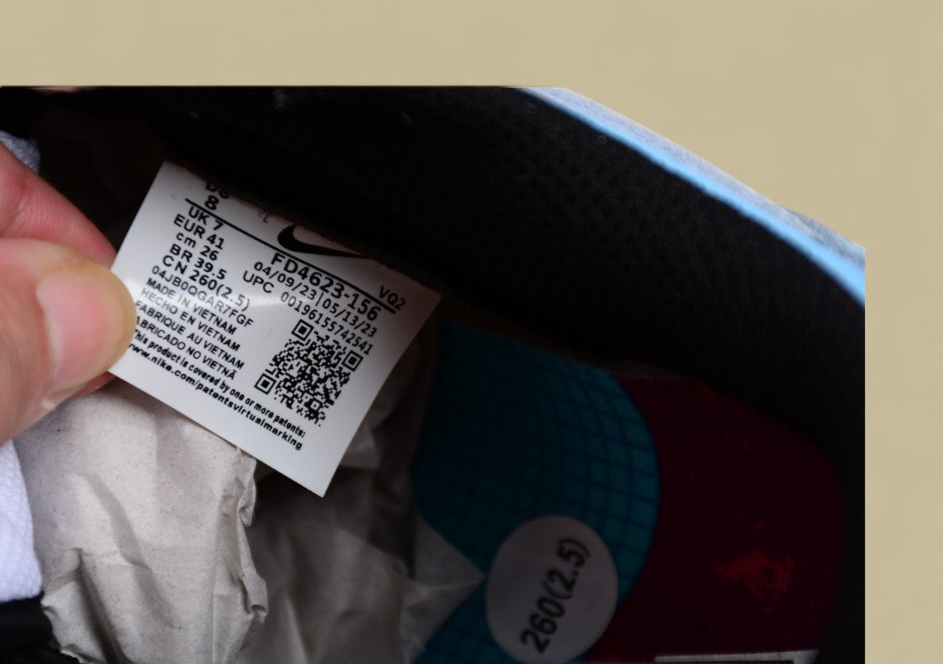 Nike Dunk Low "Multi Color Vitality" – Custom Deconstructed Strap Sneakers with Triple Swoosh