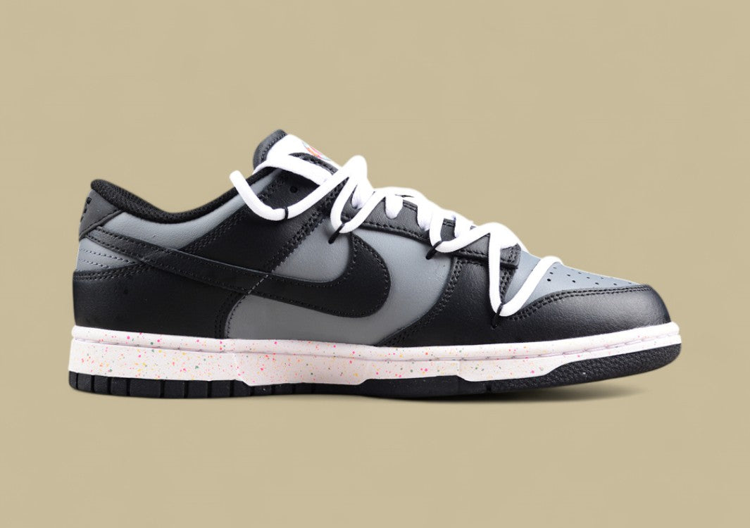 Nk Dunk Low "Multi Color" Vitality Three Hook Custom Edition Deconstruction Strap Casual Sneakers
