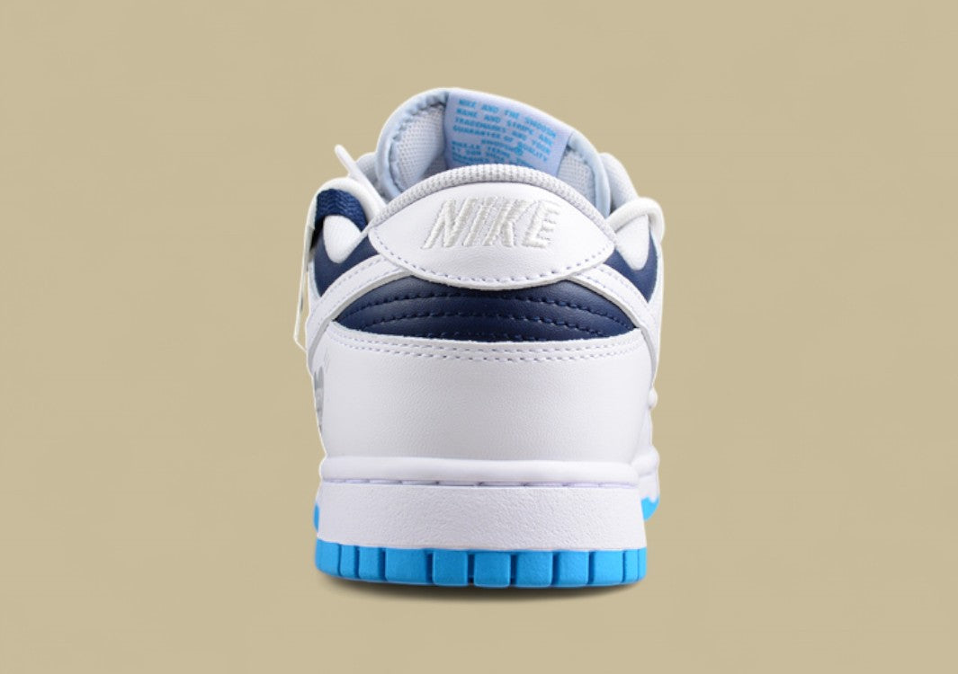 Nk Dunk Low Navy Blue Heart Deconstruction SB Strap Low Top Casual Shoes