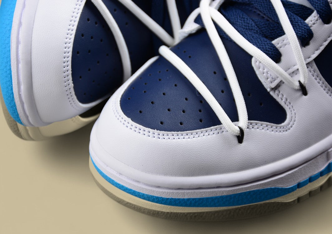 Nk Dunk Low Navy Blue Heart Deconstruction SB Strap Low Top Casual Shoes