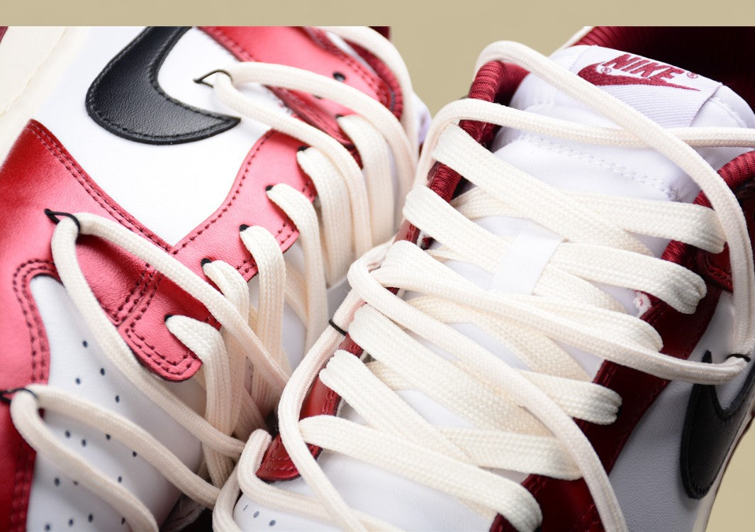 Nk Dunk Low PRM Red Wine Manor Old Retro Chicago Deconstruction SB Strap Low Top Casual Shoes