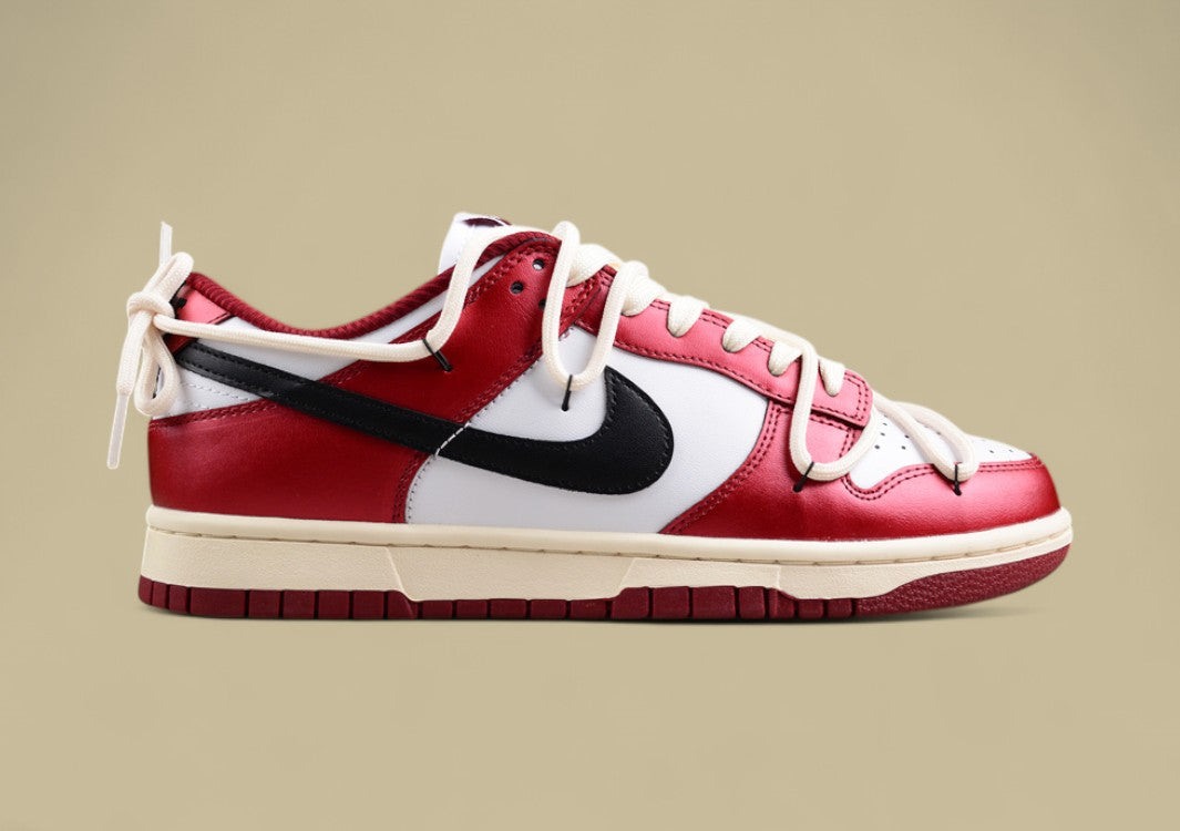 Nk Dunk Low PRM Red Wine Manor Old Retro Chicago Deconstruction SB Strap Low Top Casual Shoes